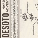Inst Sheet 1960 Desoto Hardtop Adventurer