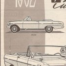 Inst Sheet 1962 Chevy ll 3 in 1