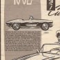 Inst Sheet 1962 Corvette 3 in 1