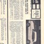 Inst Sheet 1962 Dodge Lancer GT