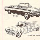 Inst Sheet 1962 Olds F 85 Build 3 Way Convertible