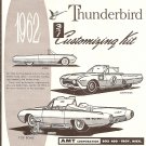 Inst Sheet 1962 Thunderbird 3 in 1