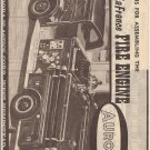 Inst Sheet 1963 American La France Fire Engine