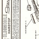 Inst Sheet 1963 Olds Starfire USA Oldies