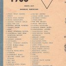 Inst Sheet 1963 Rambler American Hardtop