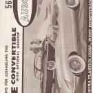 Inst Sheet 1963 XKE Conv