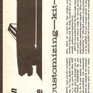 Inst Sheet 1964 Falcon Sprint Conv 3 in 1