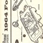 Inst Sheet 1964 Ford Craftsman Series