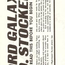 Inst Sheet 1964 Ford Galaxie Mod Stocker