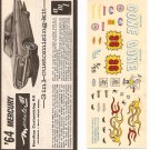 Inst Sheet 1964 Mercury Marauder 3 in 1 with Decals