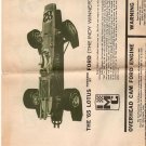 Inst Sheet 1965 Lotus Indy Winner