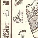 Inst Sheet 1965 Valiant Signet Craftsman Ser