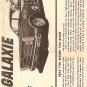 Inst Sheet 1966 Galaxie 500
