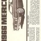 Inst Sheet 1966 Mercury