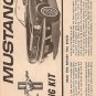 Inst Sheet 1966 Mustang Conv