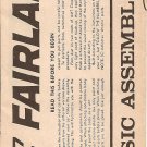Inst Sheet 1967 Ford Fairlane
