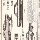 Inst Sheet 1967 Plymouth Hardtop