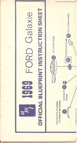 Inst Sheet 1969 Ford Galaxie Blueprint