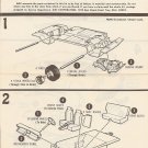 Inst Sheet 1970 Chevelle