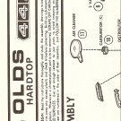 Inst Sheet 1970 Olds 442