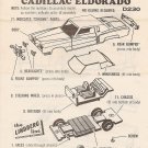 Inst Sheet 1972 Cadillac Eldorado Snap Fit