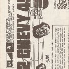 Inst Sheet 1972 Chevy 454