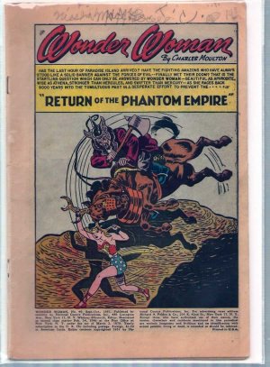 WONDER WOMAN # 49, 0.5 PR 