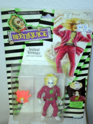 BEETLEJUICE SPINHEAD ACTION FIGURE # 30080, 7.0 FN/VF 
