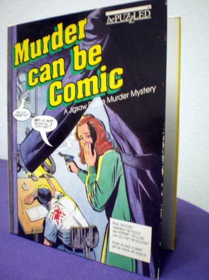 Murder Can Be Comic Jigsaw Puzzle # 1, 8.0 VF