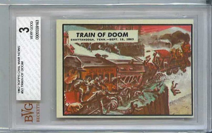 BVG GRADED 1962 CIVIL WAR NEWS # 53, 3.0 GD/VG