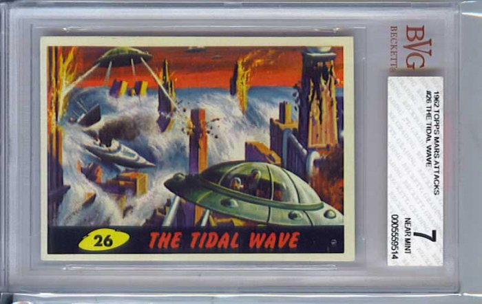 BVG GRADED 1962 MARS ATTACKS # 26, 7.0 FN/VF