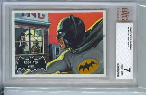 BVG GRADED 1966 BATMAN CARD # 5, 7.0 FN/VF 