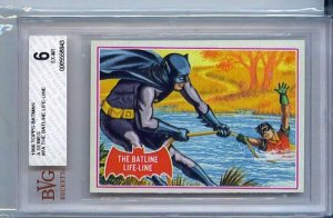 BVG GRADED 1966 BATMAN CARD # 7, 6.0 FN 