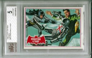 BVG GRADED 1966 BATMAN CARD # 9, 5.0 VG/FN 