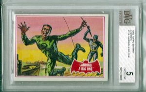 BVG GRADED 1966 BATMAN CARD # 11, 5.0 VG/FN 