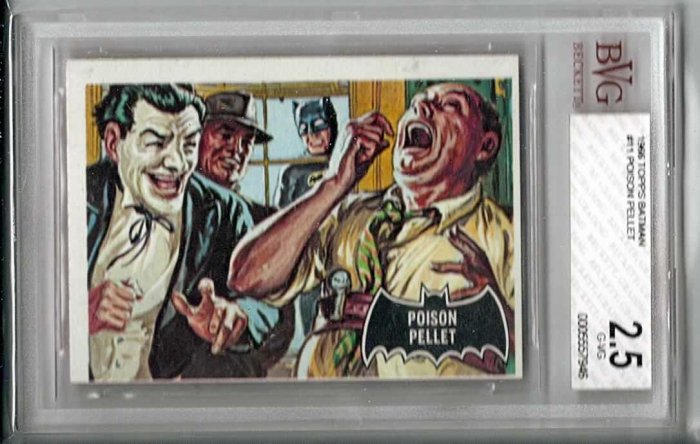 BVG GRADED 1966 BATMAN CARD # 11, 2.5 GD +