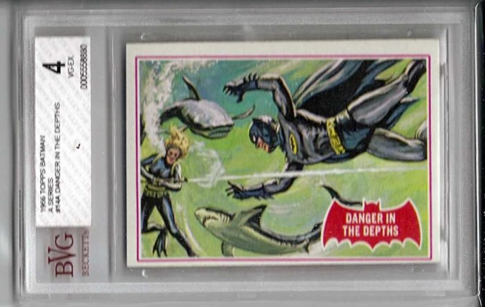 BVG GRADED 1966 BATMAN CARD # 14, 4.0 VG