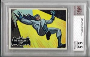 BVG GRADED 1966 BATMAN CARD # 16, 5.5 FN - 