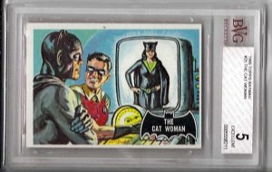 BVG GRADED 1966 BATMAN CARD # 25, 5.0 VG/FN 