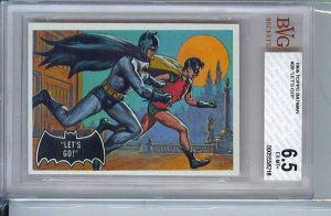 BVG GRADED 1966 BATMAN CARD # 28, 6.5 FN + 