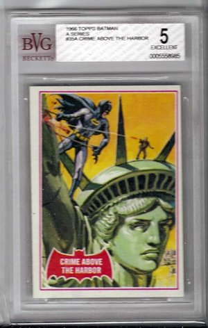 BVG GRADED 1966 BATMAN CARD # 35, 5.0 VG/FN 