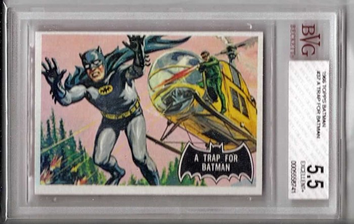 BVG GRADED 1966 BATMAN CARD # 37, 5.5 FN -