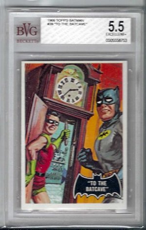BVG GRADED 1966 BATMAN CARD # 39, 5.5 FN - 