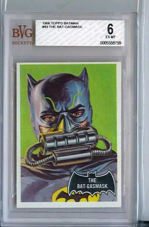 BVG GRADED 1966 BATMAN CARD # 43, 6.0 FN