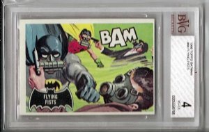 BVG GRADED 1966 BATMAN CARD # 44, 4.0 VG