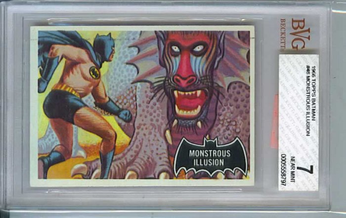 BVG GRADED 1966 BATMAN CARD # 48, 7.0 FN/VF
