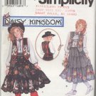 Girls Skirt, sash, Blouse & vest Daisy Kingdom 8789 Sz A
