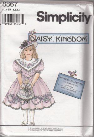 Simplicity Daisy Kingdom 8867