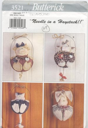 Butterick 3521 Needle in a Haystack Hanging Animals