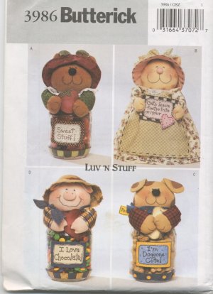 Jar Covers Luv n' Stuff Butterick 3986